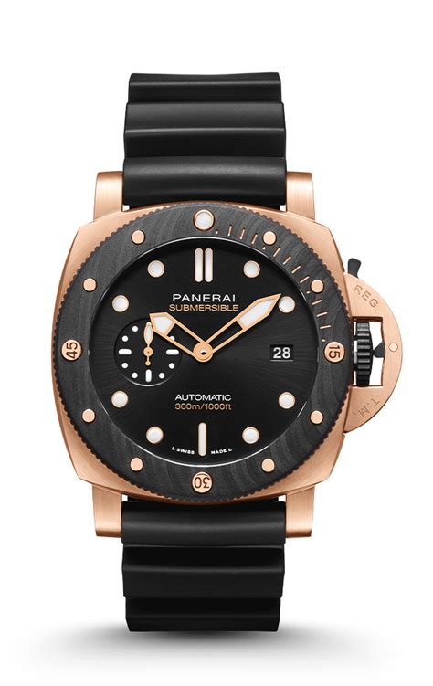 panerai submersible quarantaquattro goldtech oro carbo